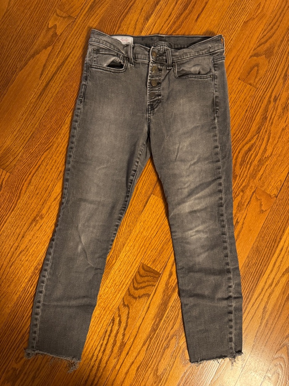 Gap True Skinny Mid Rise with Distressed Hem